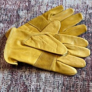 Kinco Mustard Leather Utility Gloves